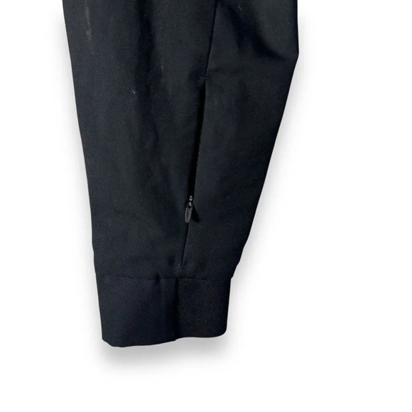 Gymshark Women’s Large Black Cropped Hoodie Minimalist Zip Pockets Gym Athletics - Picture 9 of 9